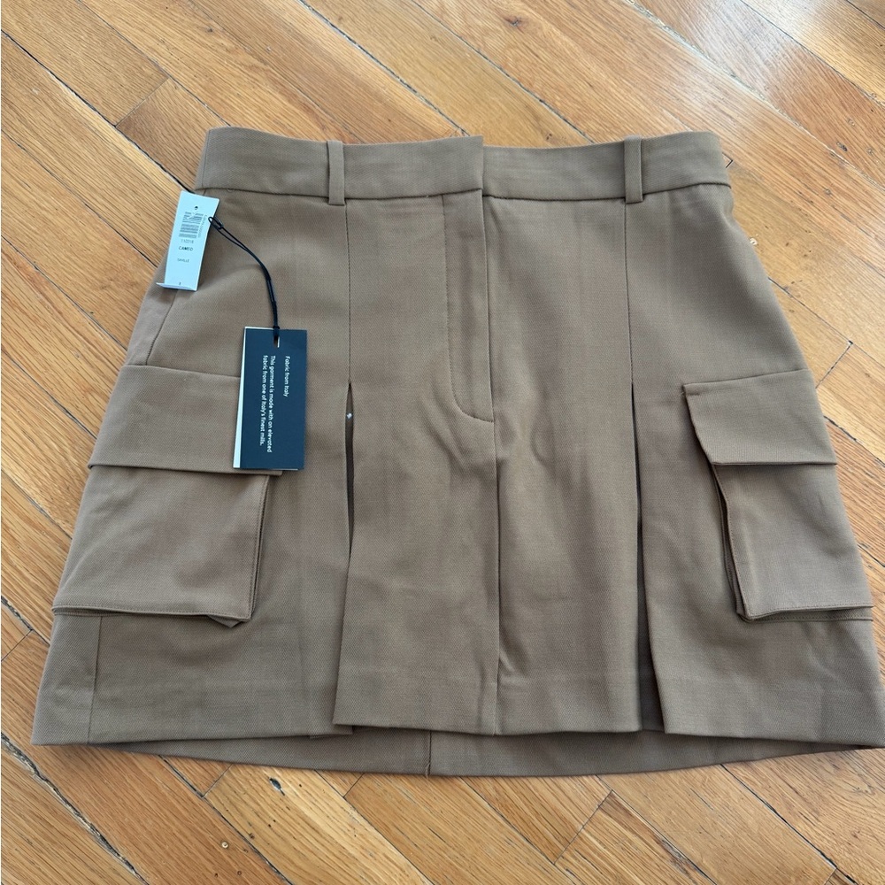 Aritzia Brown Cargo Pocket Mini Skirt